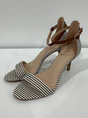 Kelly & Katie Nadia Striped Ankle Strap Sandal Size 7.5